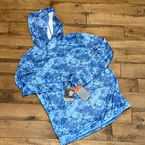 NWT Jockey by Luke Bryan Hooded Sun Shirt - Blue Men’s Large